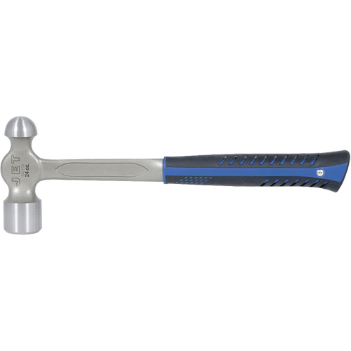 JSBP-24 Marteau &agrave; panne ronde tout en acier pour usage tr&egrave;s intensif, Poids de la t&ecirc;te 24 oz, Face Poli, Prise Acier plein Distribution Industrielle GC