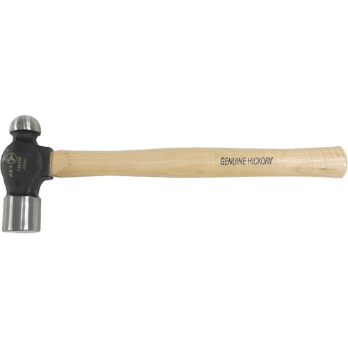 BP-40H Ball Pein Hammer with Hickory Handle, 40 oz. Head Weight, Plain Face, Wood Handle Distribution Industrielle GC