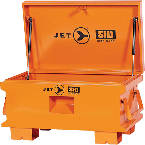 JSB-3219 Boîte de rangement d'outils de chantier pour usage tr&egrave;s intensif, 32-1/8" x 19" x 17-1/2", Acier, Orange Distribution Industrielle GC