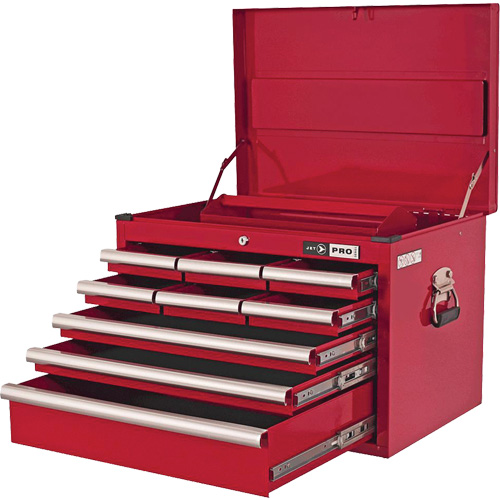 PMC2709 Coffre de m&eacute;canicien s&eacute;rie Pro, 26" la, 9 tiroirs, Rouge Distribution Industrielle GC