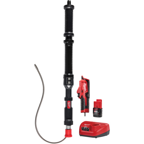 M12 Trapsnake Urinal Auger, Powered, Bulb, 4' Cable Length, 3/8" Cable Diameter Distribution Industrielle GC