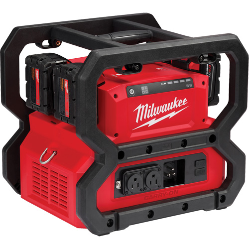 Bloc d'alimentation M18 Carry-On, 1800 W/3600 W, Lithium-ion, 13-3/4" ha x 12-1/4" la x 15" p x 28 lb Distribution Industrielle GC