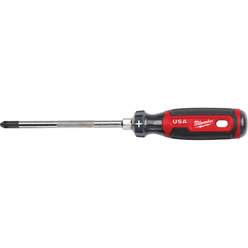 Phillips Screwdriver, #3 Tip, Round, 279 mm L, Cushion Grip Handle Distribution Industrielle GC