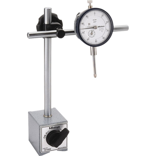Indicateur &agrave; cadran et base magn&eacute;tique 0,001" x 1" Distribution Industrielle GC