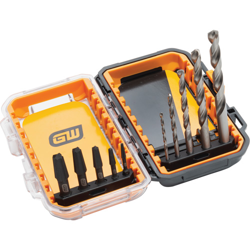 Jeu d'extracteurs de vis Bolt Biter, Acier alli&eacute;, 10 Morceaux Distribution Industrielle GC