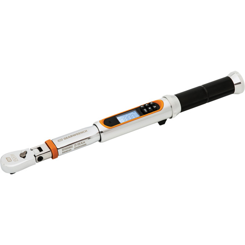 120XP Flex Head Torque Wrench with Angle, Electronic, 3/8" Square Drive, 120 - 1200 ft-lbs. Distribution Industrielle GC