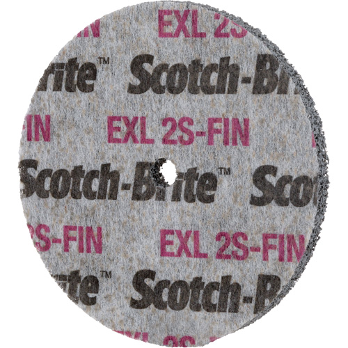 Meule homog&egrave;ne Scotch-Brite EXL, 3" x 1/2", Arbre de 1/4" Distribution Industrielle GC