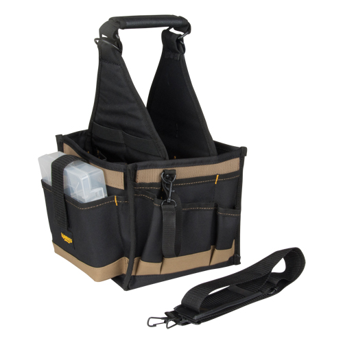 Porte-outils, Toile, 25 pochettes, Noir Distribution Industrielle GC