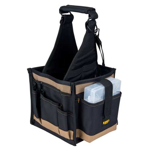 Porte-outils, Toile, 25 pochettes, Noir Distribution Industrielle GC
