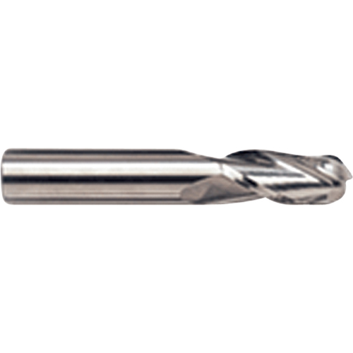 Ball Nose End Mill, 1/8" Dia., 4 Flutes, Carbide Distribution Industrielle GC