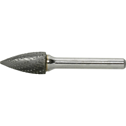 Solid Carbide Burr, SG-1, 1/4" Dia., 1/4" Shank, 5/8" Depth of Cut Distribution Industrielle GC