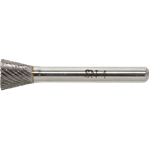 Fraise au carbure dur, SN-1, 1/4" dia., 1/4" Tige, 5/16" Prof. de la coupe Distribution Industrielle GC