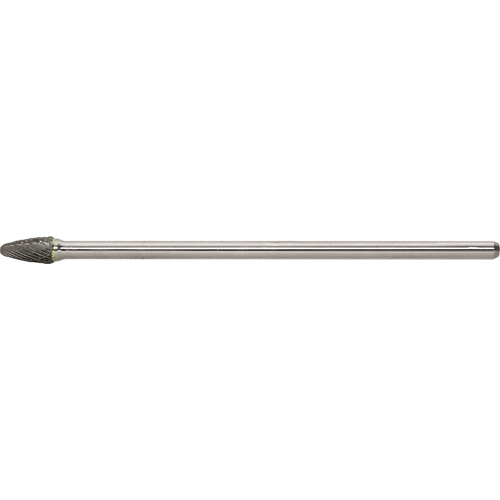 Solid Carbide Burr, SF-1L6, 1/4" Dia., 1/2" Depth of Cut Distribution Industrielle GC