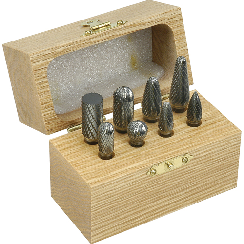 Double Cut Carbide Burr Set, 8 Pieces Distribution Industrielle GC