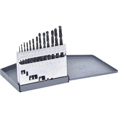 Hyper Jobber Length Drill Bit Set, 13 Pieces, High Speed Steel Distribution Industrielle GC