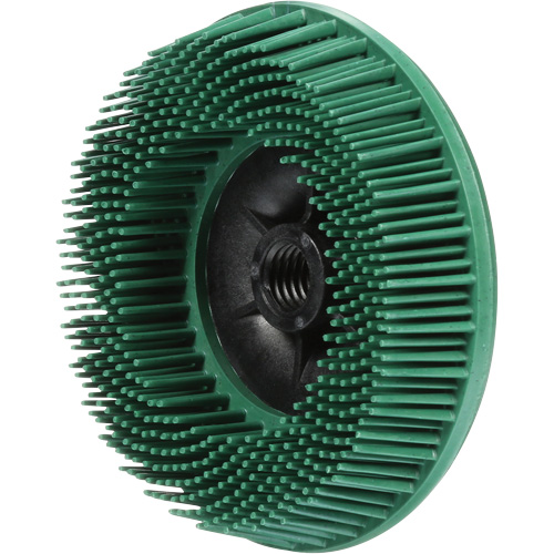 Disques radiaux bristle pour meuleuses angulaires Scotch-Brite, C&eacute;ramique, Grain 50, 4-1/2" dia. Distribution Industrielle GC