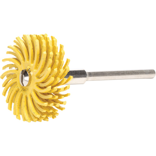 Scotch-Brite Radial Bristle Discs, Ceramic, 80X Grit, 1" Dia. Distribution Industrielle GC