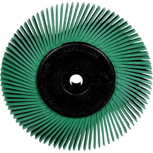 Brosses radiales bristle pour meuleuses d'&eacute;tabli, Grain 50X, 6" dia. Distribution Industrielle GC