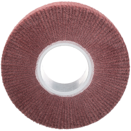 Brosse &agrave; lamelle de finition Scotch-Brite, Oxyde d'aluminium, Grain Fin, 8" x 2" x 3" Distribution Industrielle GC