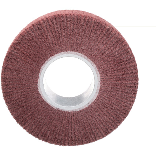 Brosse &agrave; lamelle de finition Scotch-Brite, Oxyde d'aluminium, Grain Tr&egrave;s fin, 8" x 2" x 3" Distribution Industrielle GC