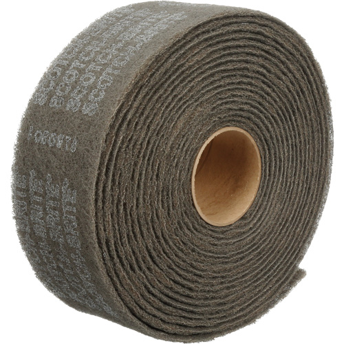 Ruban de nettoyage et de finition Scotch-Brite, Tr&egrave;s fin, 4" la x 30' lo Distribution Industrielle GC
