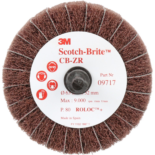 Disque combin&eacute; Scotch-Brite, 2-1/2" dia., Grain 80, Oxyde d'aluminium Distribution Industrielle GC