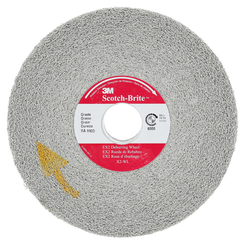 Scotch-Brite EXL Deburring Wheel, 6" x 1", 1"-8 Arbor, 1, Aluminum Oxide Distribution Industrielle GC