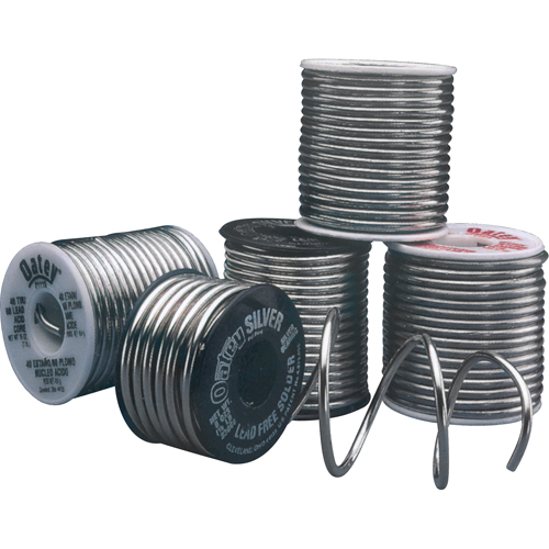 M&eacute;tal d'apport 40/60 &agrave; usage g&eacute;n&eacute;ral, &agrave; base de plomb, 40 % d'&eacute;tain, 60 % de plomb, &acirc;me Acide, dia. 0,125" Distribution Industrielle GC