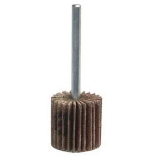 Grind-O-Flex Mini Mounted Flap Wheel, Aluminum Oxide, 80 Grit, 3" x 1" x 1/4" Distribution Industrielle GC