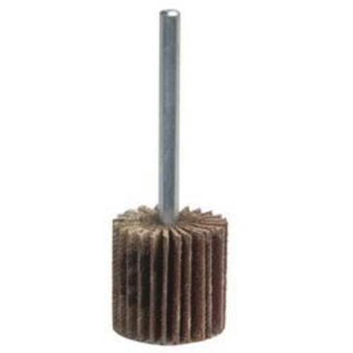 Grind-O-Flex Mini Mounted Flap Wheel, Aluminum Oxide, 180 Grit, 2" x 1/2" x 1/4" Distribution Industrielle GC