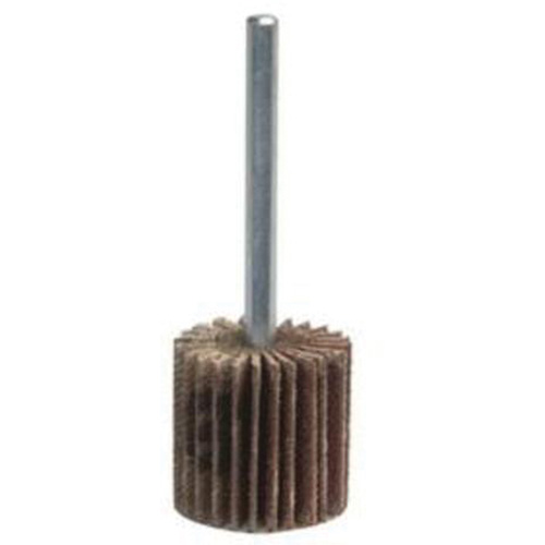 Super Finish Mini Flap Wheel, Aluminum Oxide, 120 Grit, 1-3/4" x 1/2" x 1/4" Distribution Industrielle GC