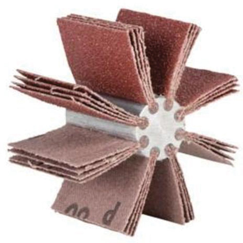 Plain Flap B-820 Bore Polisher, Aluminum Oxide, 80 Grit, 4-3/4" x 1-1/2" Distribution Industrielle GC
