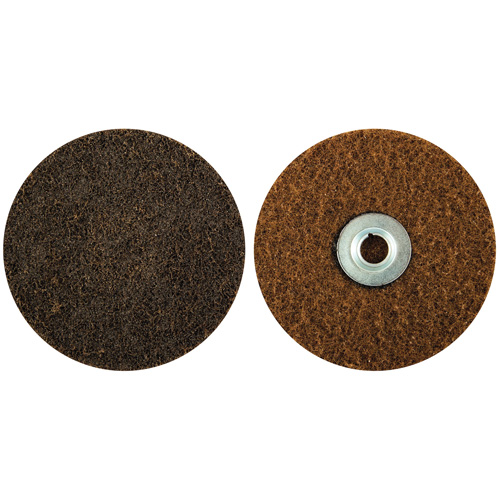 Disque de pr&eacute;paration de surface verrouillable &agrave; remplacement rapide, 5" dia., Grain Cors&eacute;, Oxyde d'aluminium Distribution Industrielle GC