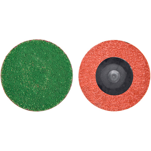 Disque de toile &agrave; changement rapide Zirc Plus, 2" dia., Grain 120, Alumine de zirconium Distribution Industrielle GC