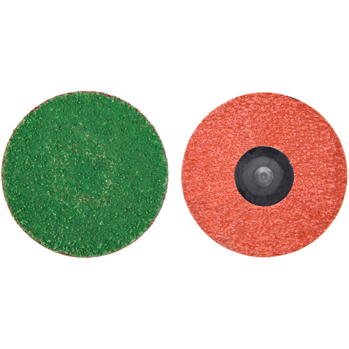 Disque de toile &agrave; changement rapide Zirc Plus, 3" dia., Grain 120, Alumine de zirconium Distribution Industrielle GC