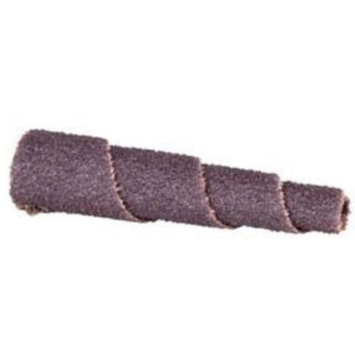 Cartouche de bande abrasive conique ALO, 120 Grain, 3/4" dia., Oxyde d'aluminium, 1-1/2" lo, 3/16" Dimension de l'arbre Distribution Industrielle GC