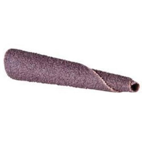 Cartouche de bande abrasive conique ALO, 100 Grain, 5/16" dia., Oxyde d'aluminium, 1-1/2" lo, 1/4" Dimension de l'arbre Distribution Industrielle GC