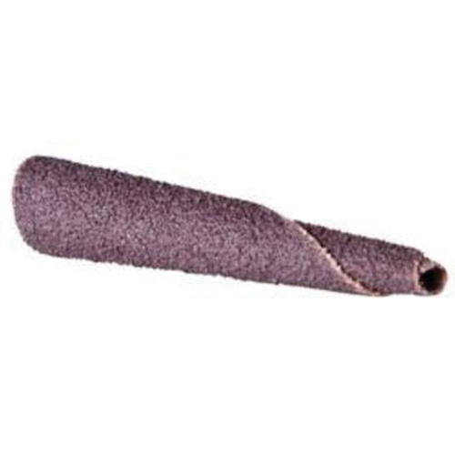 Cartouche de bande abrasive conique ALO, 320 Grain, 5/16" dia., Oxyde d'aluminium, 1-1/2" lo, 1/4" Dimension de l'arbre Distribution Industrielle GC