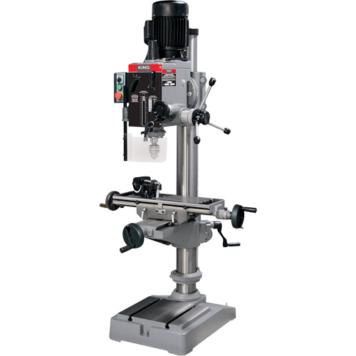 Gearhead Milling Drilling Machine, 6 Speeds, 1-1/4" Drilling Capacity Distribution Industrielle GC