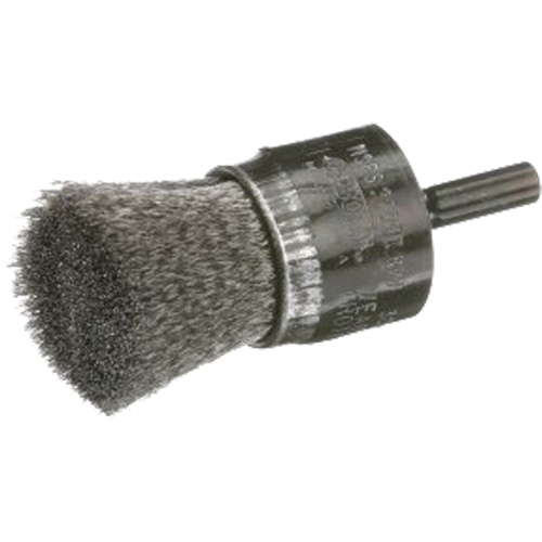 Brosse mont&eacute;e &agrave; fils ondul&eacute;s, 1", Fils 0,006" Distribution Industrielle GC