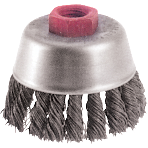 Brosses-boisseau &agrave; fils nou&eacute;s - Petites rectifieuses &agrave; grande vitesse, 2-3/4" dia. x 5/8"-11 arbre Distribution Industrielle GC