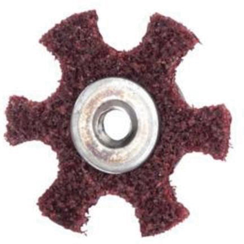 Abrasotex Surface Preparation Star, 3" Dia., Medium Grit, Aluminum Oxide Distribution Industrielle GC
