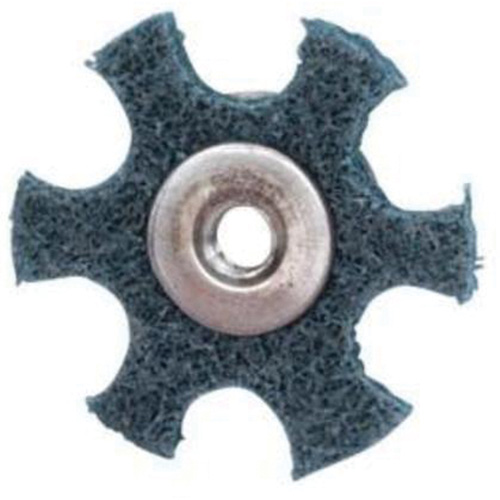 Disque abrasif en forme d'&eacute;toile pour pr&eacute;paration de surface Abrasotex , 1-1/2" dia., Grain Tr&egrave;s fin, Oxyde d'aluminium Distribution Industrielle GC