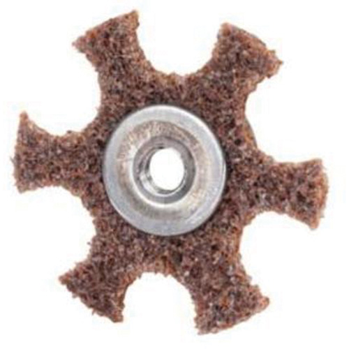 Disque abrasif en forme d'&eacute;toile pour pr&eacute;paration de surface Abrasotex , 2" dia., Grain Cors&eacute;, Oxyde d'aluminium Distribution Industrielle GC