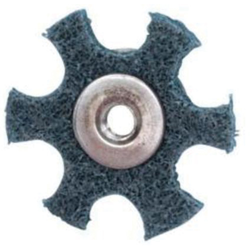 Disque abrasif en forme d'&eacute;toile pour pr&eacute;paration de surface Abrasotex , 3" dia., Grain Tr&egrave;s fin, Oxyde d'aluminium Distribution Industrielle GC