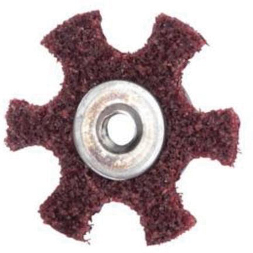 Disque abrasif en forme d'&eacute;toile pour pr&eacute;paration de surface Abrasotex , 4" dia., Grain Moyen, Oxyde d'aluminium Distribution Industrielle GC