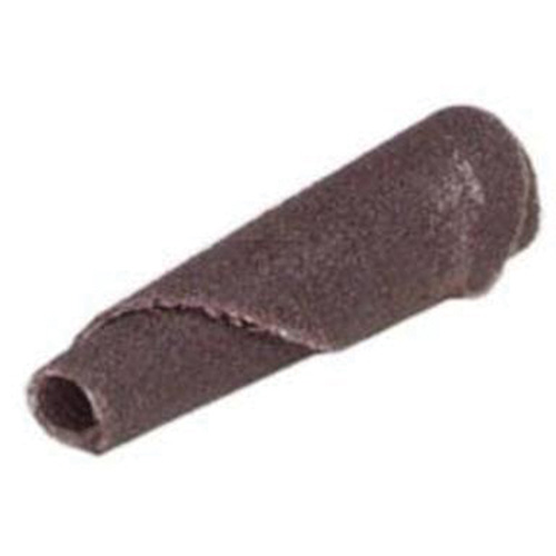 Cartouche de bande abrasive conique ALO, 60 Grain, 3/16" dia., Oxyde d'aluminium, 1" lo, 1/8" Dimension de l'arbre Distribution Industrielle GC