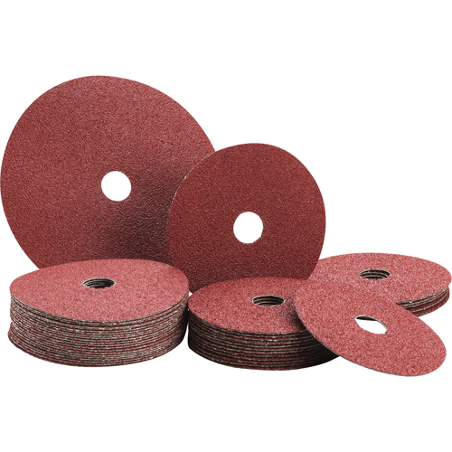Disques en fibre, C&eacute;ramique, 24, 4-1/2" Dia x 7/8" Arbre Distribution Industrielle GC
