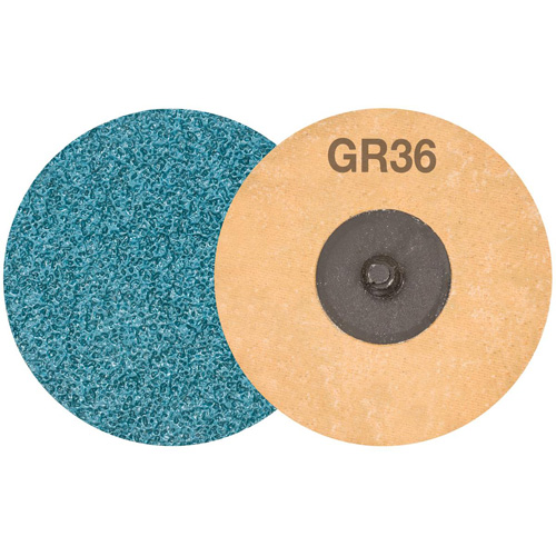 Disque de ponçage TWIST TOPCUT, 3" dia., Grain 36, Zirconium Distribution Industrielle GC
