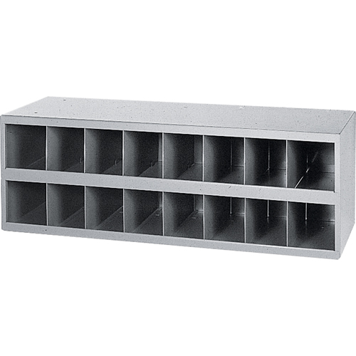 Steel Storage Bin Cabinet, 33-3/4" W x 12" D x 11-1/2" H, Grey Distribution Industrielle GC